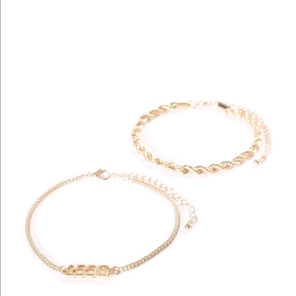 Fashion Nova My Year 1996 Gold Anklet - Picture 3 of 7